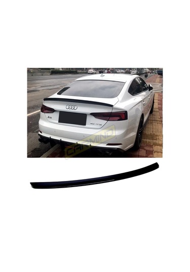 Audi A5 Bagaj Üstü Piano Black Spoiler 2017-2020