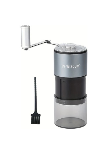 Honeybeeshop Cf Bılgı Manuel Alüminyum Kahve Değirmeni 15g 18 Ayarlı Konik Burr Taşınabilir Seyahat Kamp Espresso El Kolu