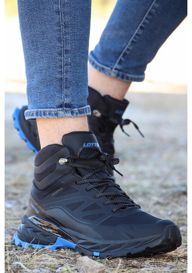 Lotto Hunter Rahat Taban Su Geçirmez Outdoor Erkek Bot 667800001004 01 Siyah