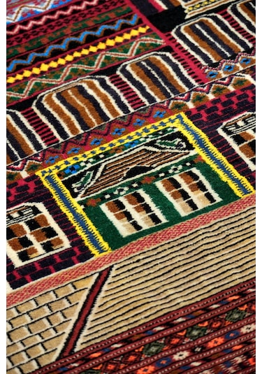 Buhara El Dokuma Yün Halı - Leh1004500160 Kırmızı