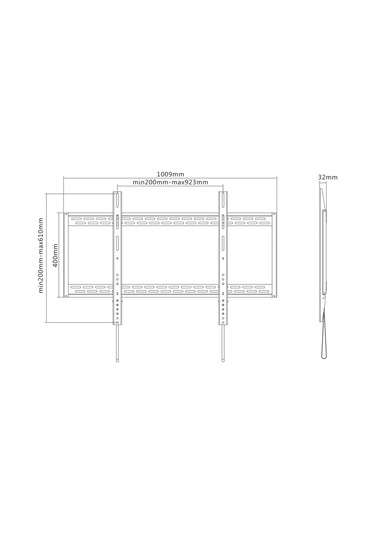 Reflecta Plano Flat 100-9060 60"-100" Curved Veye Düzl Ekran Aparatı