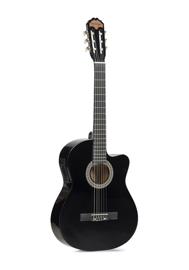Miguel Artegas Mag65Cebk Siyah Elektro Klasik Gitar