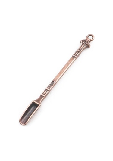 Antik Gümüş Metal Mini Altın Kaşık Kahve Veya Çayda Karıştırın