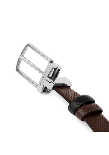 Pierre Cardin Çift Taraflı Deri Kemer En 3,5 Cm Pc-cift04 Siyah - Kahverengi