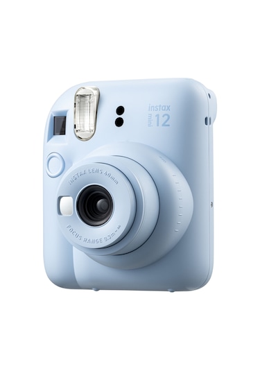 Fujifilm Instax Mini 12 Fotoğraf Makinesi + Şeffaf Kılıf Seti Mavi