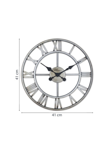 Ultima 2654 S İskelet Duvar Saati Gri
