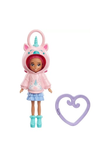 Polly Pocket Kapüşonlu Bebekler Unicorn Hkv98-hkw02
