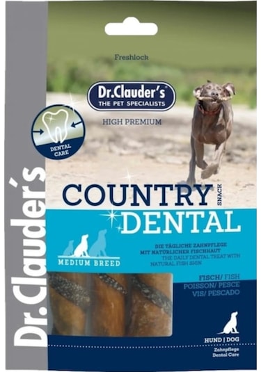 Dr. Clauder's Country Dental Balık Etli Köpek Ödül Maması 100 G