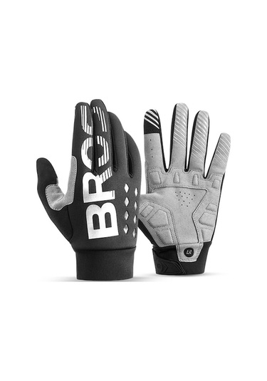 Trendooze Tam Şok S209 Rüzgar Rockbros Parmak Geçirmez Emici Eldiveni Ekran Dokunmatik Çift Bisiklet Bir Kt