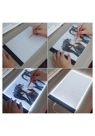 Monozone A5 Led Işıklı Çizim Kopyalama Çizim Yansıtma Tableti