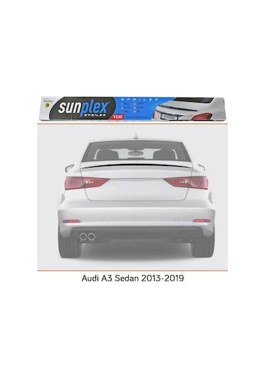 Sunplex Audi A3 Sedan 2013-2019 Spoiler Bagaj Çıtası Piano Black