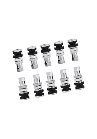 Yaleker Alüminyum Tamir Seti: Eşik Servisli, Rüzgar Geçirmez, Atv, Mower, Moto İçin Kısa Vana Sapları - Paslanmaz Kapaklı Tr161