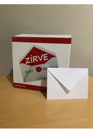 Davetiye Zarfları 13x18 110 Gram 1.hamur Üçgen 500 Adet