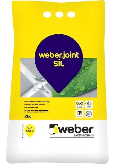 Weber Jointsil Derz Dolgusu 2 Kg Açık Gri 437 1 Adet