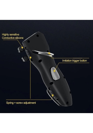 Xindoker Tablet Ve Akıllı Telefonlar İçin Altı Parmaklı Oyun Kolu - Hızlı Tepki, Şarj Portu Ve Anti Kayma Tasarımıyla Pubg Kontrol Cihazı