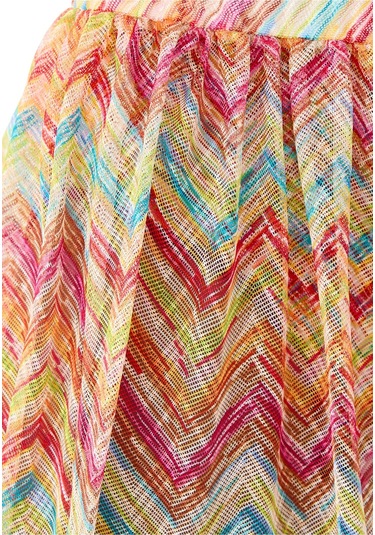 Missoni Chevron Desenli Şort Çok Renkli