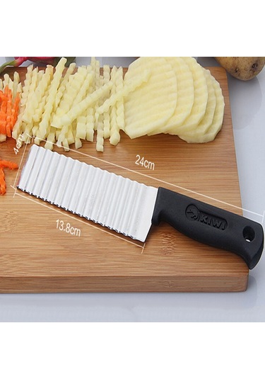 Cbtx Paslanmaz Çelik Dalga Bıçak Profesyonel Patates Kesme Makinesi