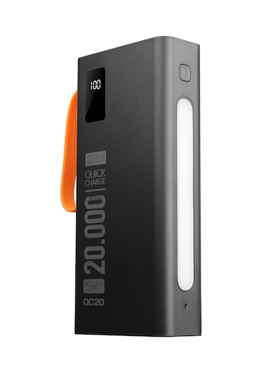 Powerway  QC20 22.5W 20.000 mAh Powerbank Siyah