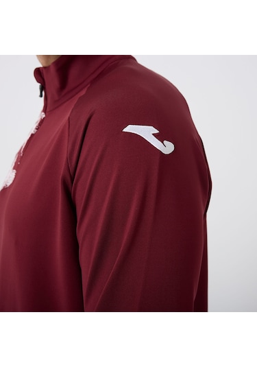 Bordo Joma Erkek Futbol Sweatshirt Premium Training Sweat 9212328 Bordo