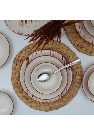 Karamel 24 Parça Yemek Takımı