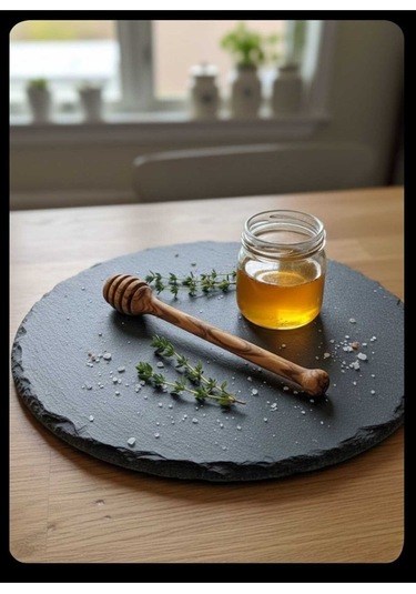 Zeytin Ağacı Ahşap Bal Kaşığı 16 Cm Doğal & Sağlıklı Sunum 2 Adet