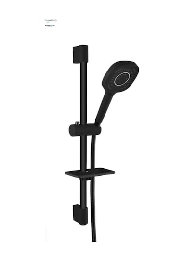 Armour Armatür Banyo Bataryası Seti Siyah Siyah