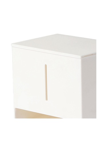 Homyl Duvara Monte Doku Kutusu Kapağı Beyaz-12x13.5x9.2cm Beyaz 12x13.5x9.2cm