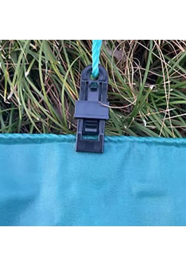 Fosenze Plastik Çadır Klembi, Dayanıklı Tente Sabitleyici, Gösterge Teli Ve Perde İçin Anti-kayma Tutucu, Dış Mekan Kullanımı İçin 10 Adet Diğer