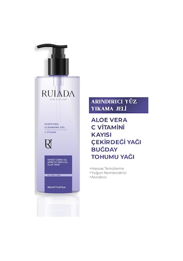 Ruiada C Vitaminli Yüz Yıkama Jeli 400 ML