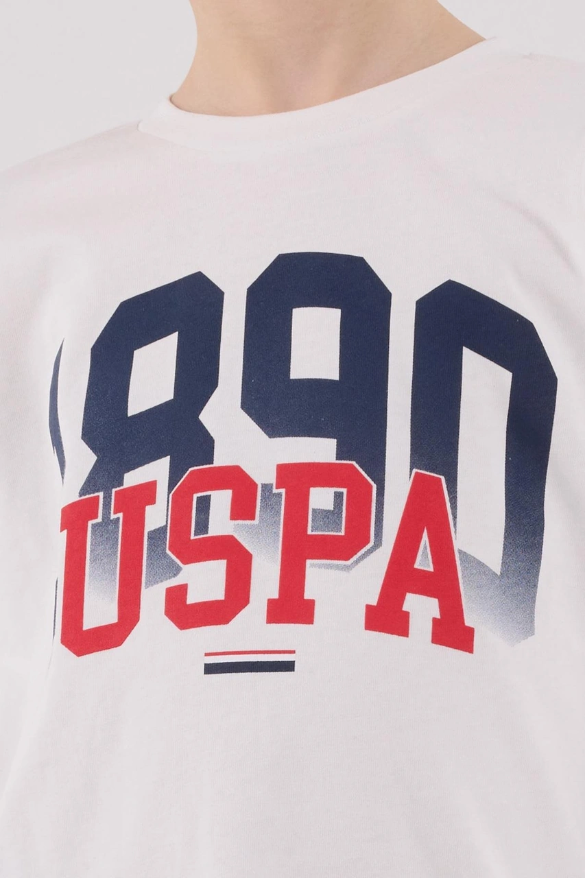 U.s. Polo Assn. Erkek Çocuk Uzun Kol Pijama Takım Beyaz-1775 Beyaz