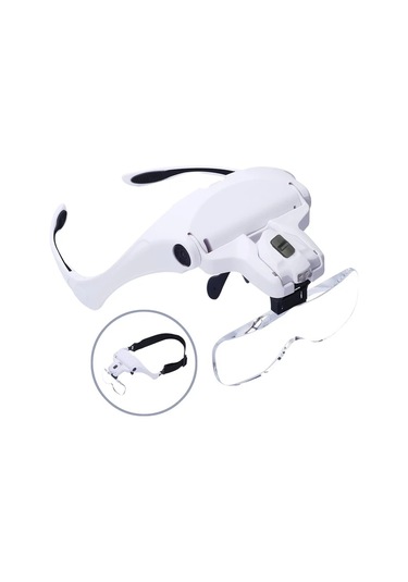 Honeybeeshop Hotu Beyaz 5 Lensli Bas Feneri Endustri Led Isik Yuksek Cozunurluklu Gorus Rahat Tasarim 3xaaa Piller Dahil Degil