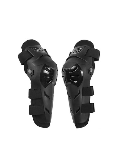 Flybuy 1 Takım Motosiklet Diz Pedleri Yarış Diz Koruyucuları Motor Yarışı Diz Güvenlikleri Diz Kapağı Koruması Destekleri Siyah Siyah