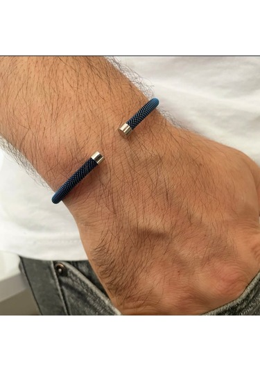 Mavi Çelik Bileklik