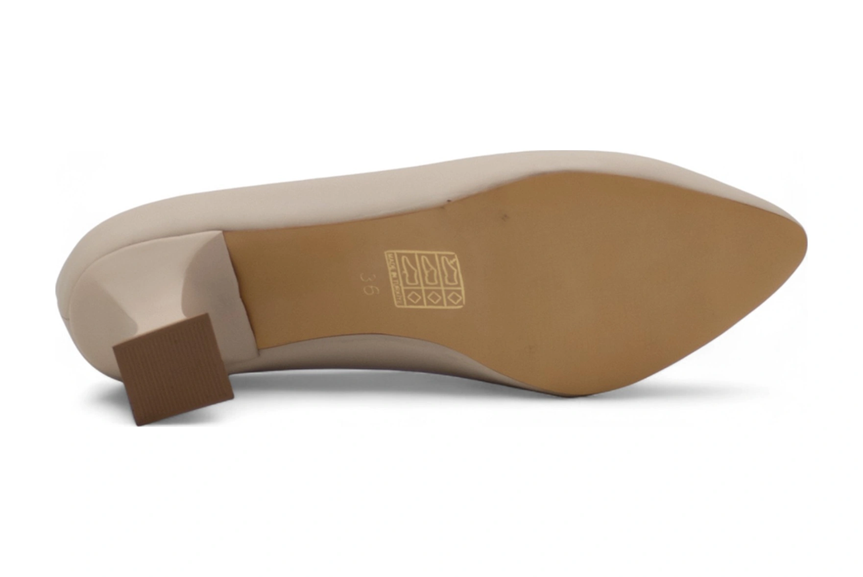 Bilener 0801 Düz Kadın Stiletto Krem