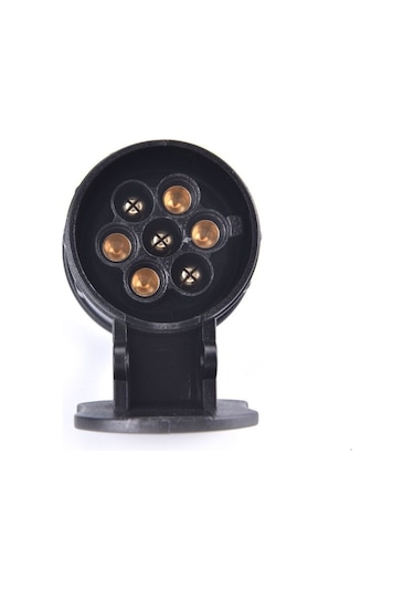 Ic 13 İla 7 Pin Konnektör Adaptörü Römork Konnektörü 12v Çekme Çubuğu Çekme