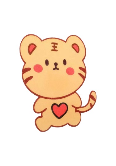 Suntek Sevimli Tuvalet Deodorantı Çıkartmalar Hayvan Kaplan