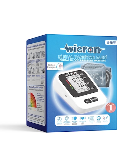 Wicron W-702V Life Türkçe Konuşan Koldan Ölçer Tansiyon Aleti