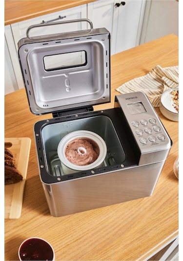 Karaca 15 İn 1 Dondurma Reçel Yoğurt Hamur Yoğurma Ve Ekmek Yapma Makinesi