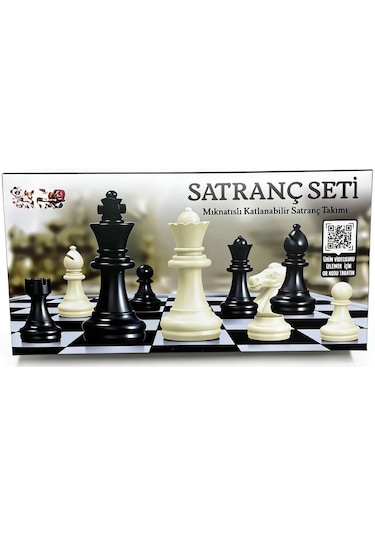 Vrd10660 Mıknatıslı Katlanabilir Satranç