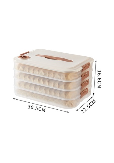 Youtek Beyaz Tek Katlı Kapaçklı Mutfak Ürünü: Yemek Dereceli Dondurucuya Uygun Manti/çorba Böreği Muhafaza Kutusu - Taze Saklama Ve Donma İçin Ev Gereci Diğer