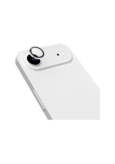 Apple Uyumlu iPad iPhone 17 Air Zore Mikro Kamera Lens Koruyucu Gümüş