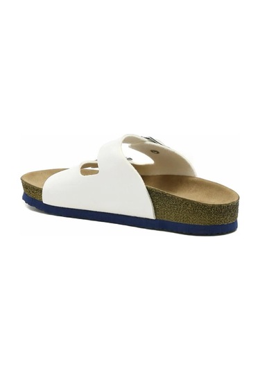 Lumberjck Erkek Mendy Günlük Havuz Plaj Deniz Terlik - Beyaz - 42 Beyaz