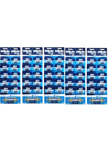 Gillette Blue3 Comfort Tıraş Bıçağı Kartela 5x10'lu