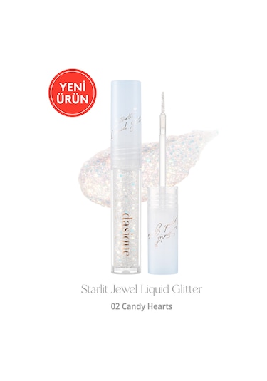 Dasique İnci Işıltılı Likit Glitter Starlit Jewel Liquid Glitter 02 Candy Hearts 02 Candy Hearts