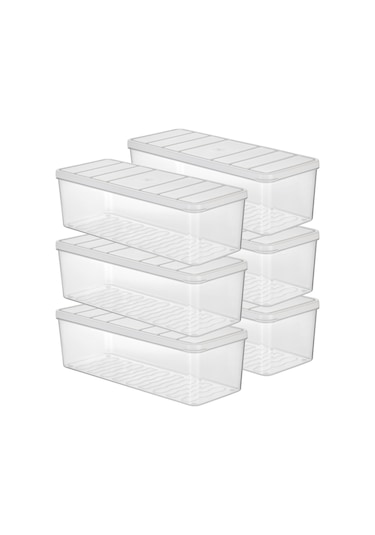 Selka Home Nora Saklama Kabı 2 L 6'lı Set