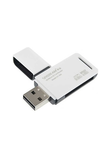 Ekılıf - Micro Çoklu Kart Okuyucu - Beyaz - T10159 Beyaz