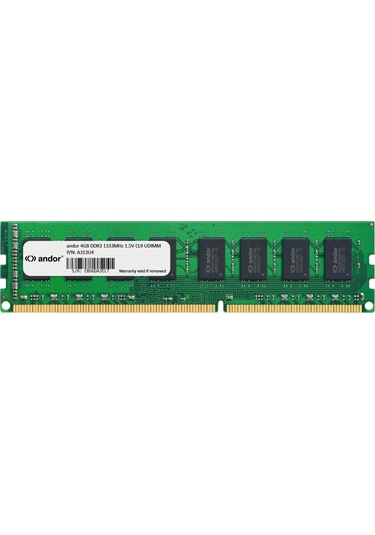 Andor A313U4 4 GB DDR3 1333 MHz CL9 Masaüstü UDIMM Ram