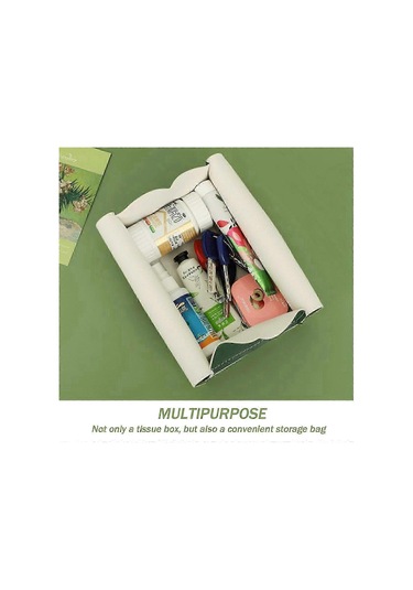 Dikdörtgen Mendil Kutusu Kapağı, Güzel Mendil Kutusu Kapağı, Pu Deri Mendil Kutusu Kapağı Tutucu, Ev, Araba Ve Ofis İçin Dekoratif Düzenleyici-style1317-