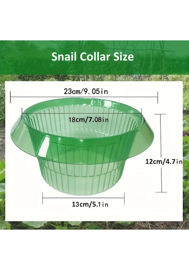 Willowhaven 10 Adet Yeşil Yeniden Kullanılabilir Sebze Salyangozu Koruma Kılıfı