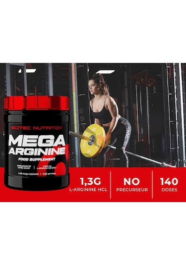Scitec Mega Arginine Arjinin Nitric Oxide 140 Caps